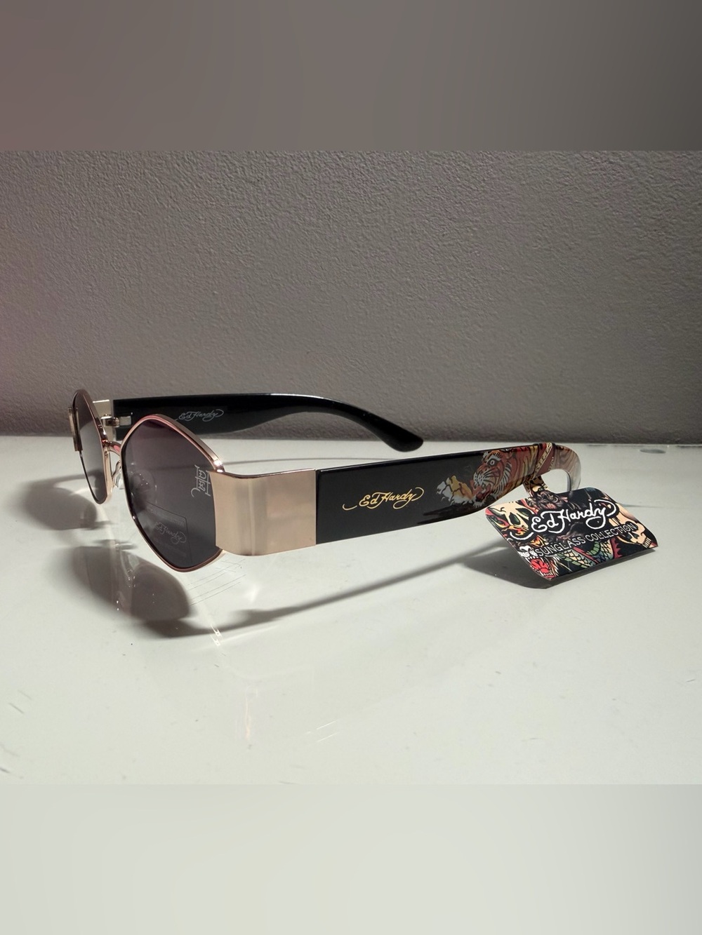 Ed Hardy sunglasses with tiger design